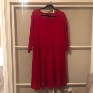 Red Sweater Dress